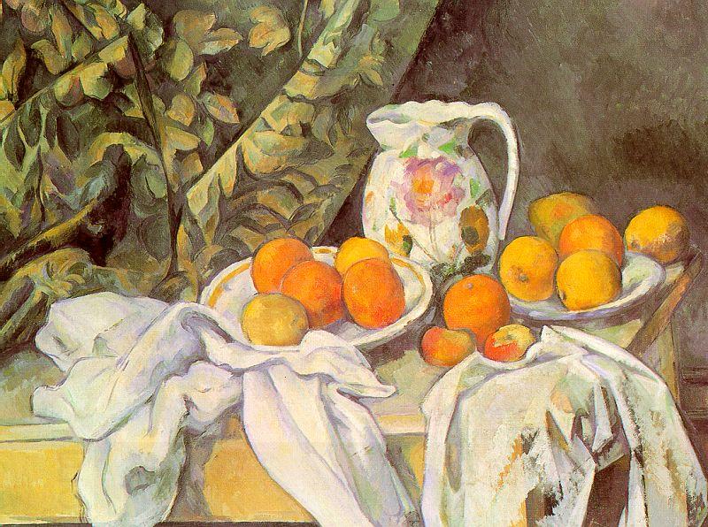 Paul Cezanne Still Life with Drapery oil painting picture